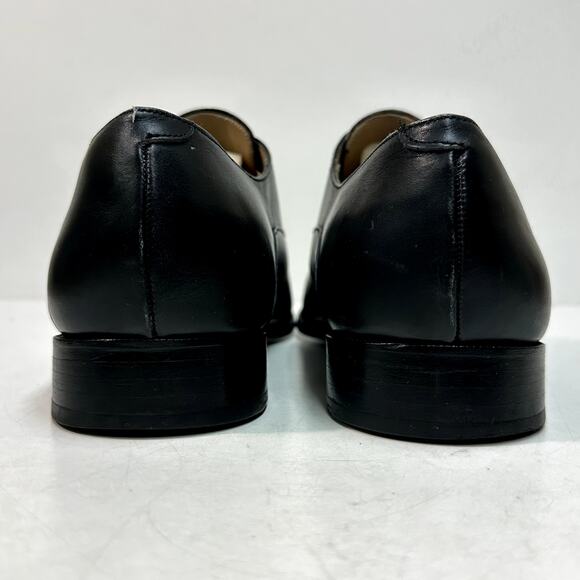 VERY GOOD Jack Erwin Cap-Toe Oxford Black Calf Made in Spain Men's 13 - Picture 6 of 13